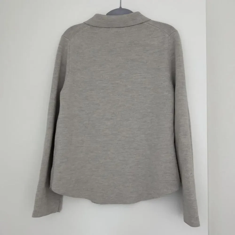 Banana republic sweater shirt jacket merino wool